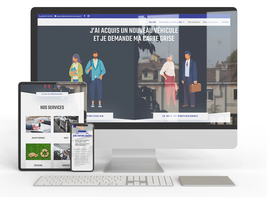 Site web de AMD Motors Concept