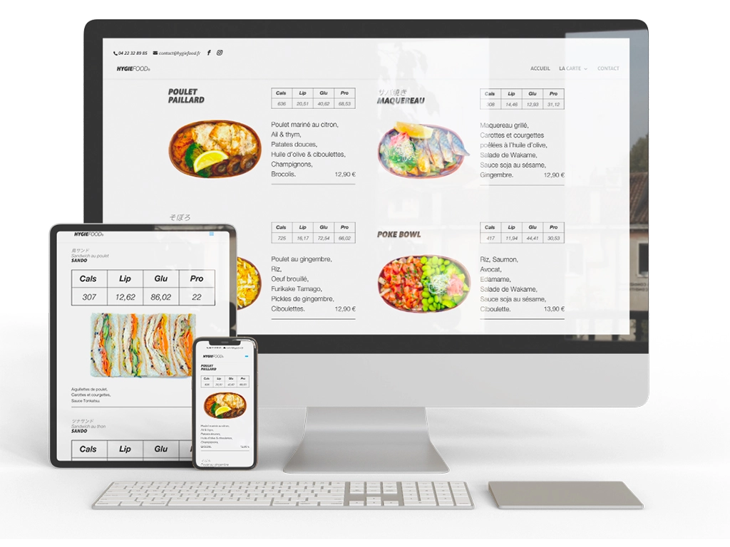 Site web de Hygie Food
